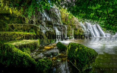 回到家中, 我躺在床上, 思绪万千