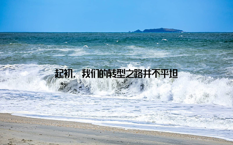 起初, 我们的转型之路并不平坦