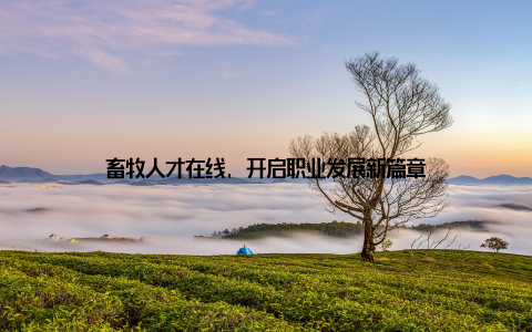 畜牧人才在线, 开启职业发展新篇章