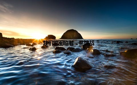 我们也面临着一些挑战