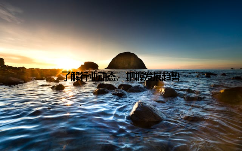 了解行业动态, 把握发展趋势