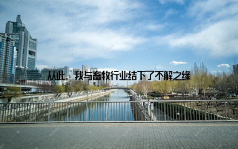 从此, 我与畜牧行业结下了不解之缘