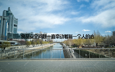 食品安全问题一直牵动着每一个人的心