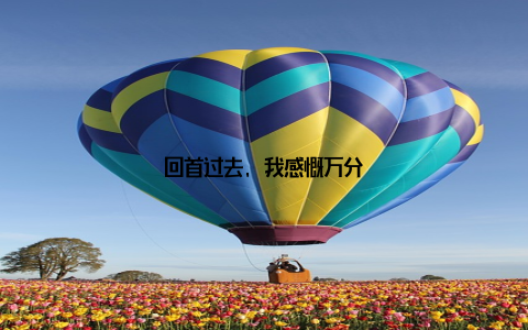 回首过去, 我感慨万分