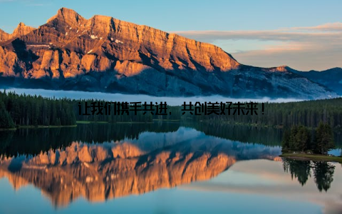 让我们携手共进, 共创美好未来!